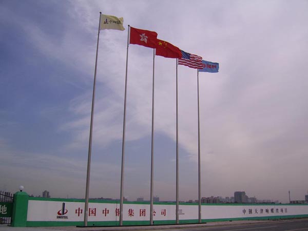 內(nèi)置式錐形旗杆