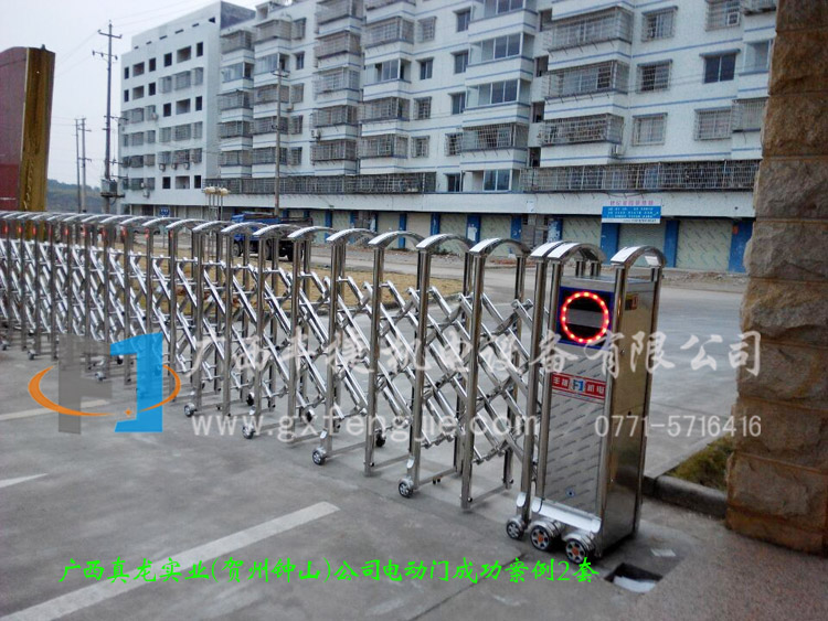 廣(guǎng)西真龍實(shí)業(yè)（賀州鐘山）公司電動(dòng)門(mén)成功案例2套