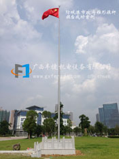  防城港政府錐形旗杆成功案例